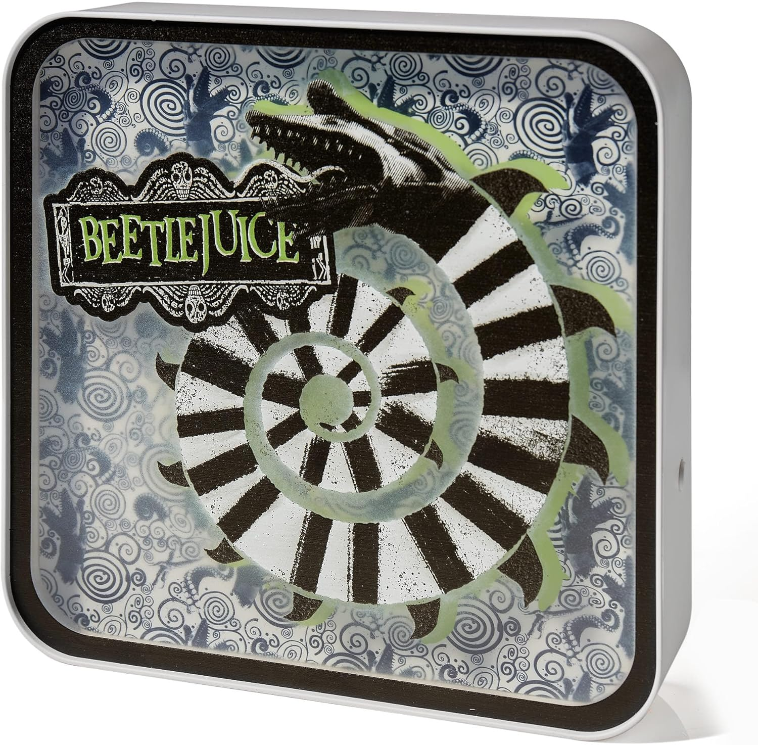 Beetlejuice akril plexi asztali és fali lámpa