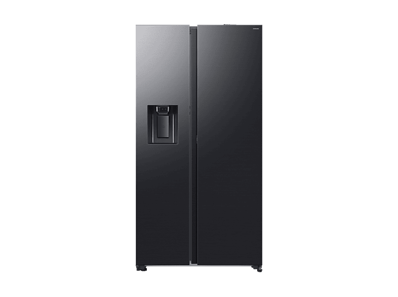 SAMSUNG RS80F65KDFEF RS80F Side-by-Side (635 l, D, 1784 mm hoch, Premium Black Steel)