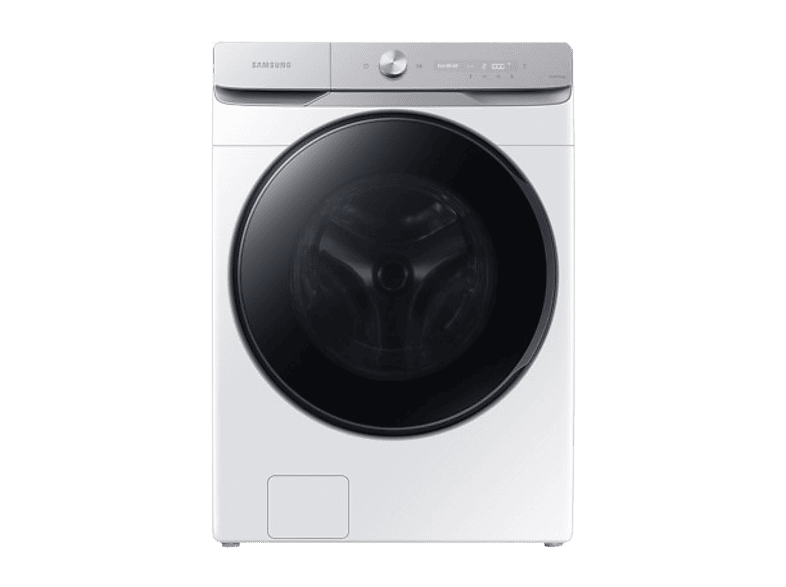 Lavadora carga frontal - Samsung WF20DG8650BWU3, 20 kg, 1100rpm, programas, Blanco