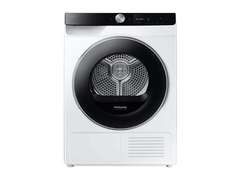 Secadora bomba de calor - Samsung DV90DB7845GEU3, 9 kg, 18 programas, Blanco