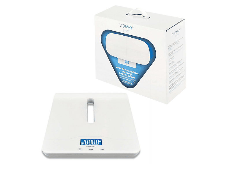 Waga dla noworodków i starszych dzieci VITAMMY Grow Biały – zdjęcie 2