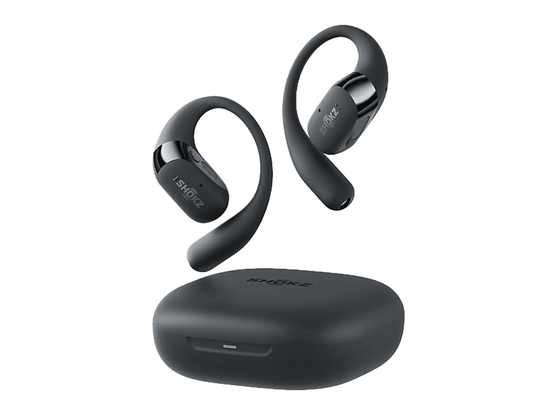 Shokz OpenFit 2+ Przewodnictwo powietrzne Bluetooth 5.4 Czarny
