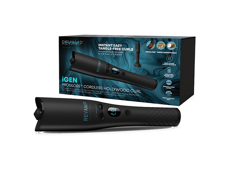 Lokówka bezprzewodowa REVAMP iGEN Progloss Cordless Hollywood Curl CL-22750 19 mm