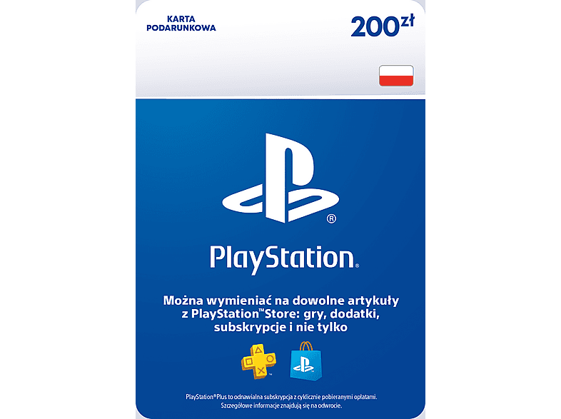 Doładowanie Sony PlayStation Network 200 zł online
