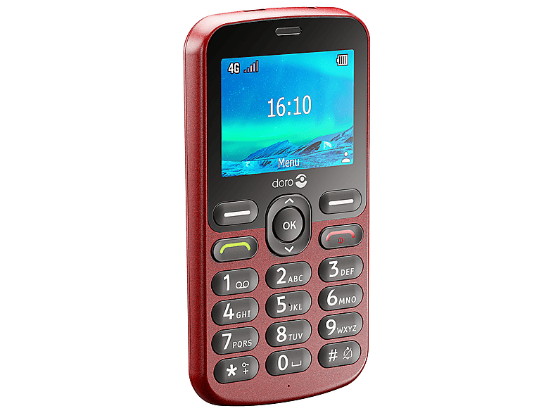 Thumbnail - DORO 1880 Mobiltelefon, Rot