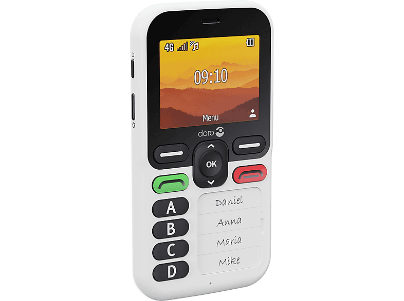 Thumbnail - DORO Leva X10 Mobiltelefon, Weiß