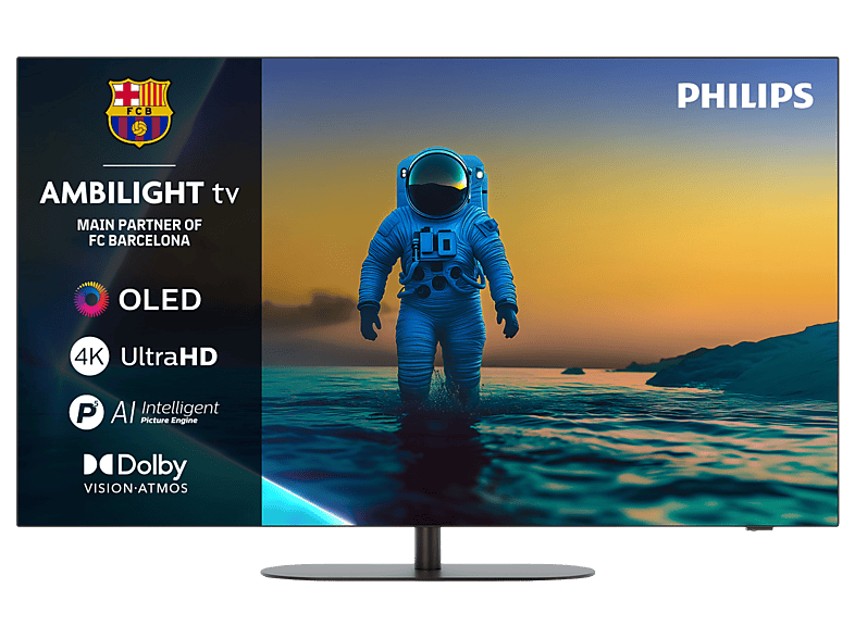 PHILIPS 65OLED810/12 4K UHD OLED 65 inç 164 cm Smart TV Dolby Vision Dolby Atmos Google Ambilight TV