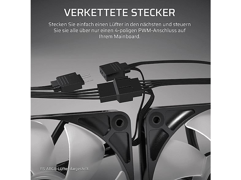 Thumbnail - CORSAIR CO-9050191-WW RS140 Doppelpack Gehäuselüfter