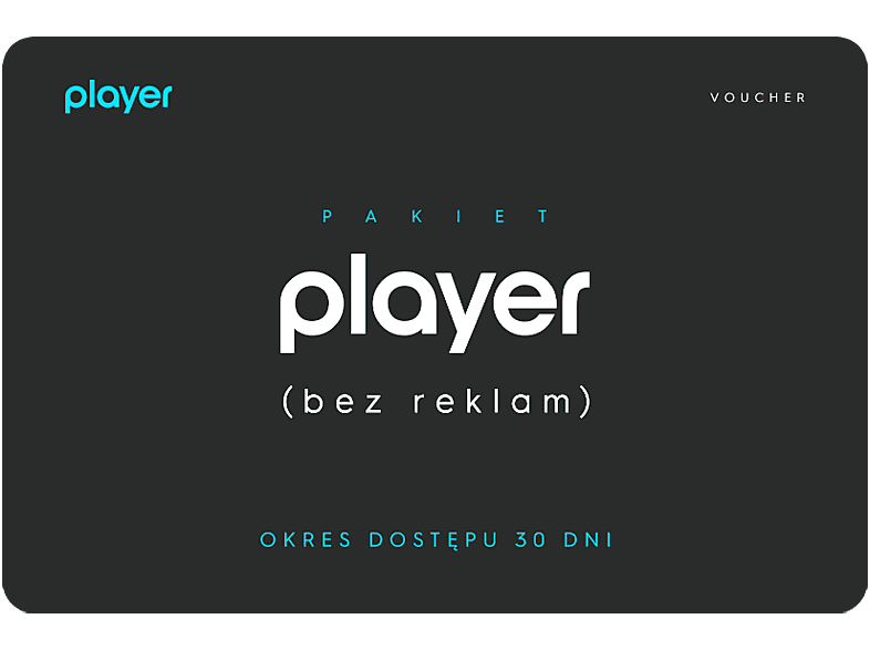 PLAYER (Bez Reklam) 30 dni [Bon Agencyjny]