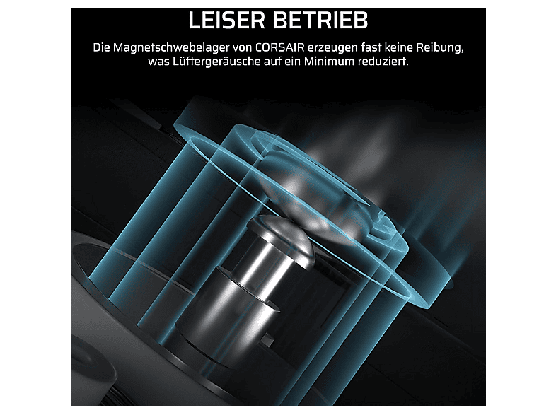 Thumbnail - CORSAIR CO-9050193-WW RS120 Dreierpack Gehäuselüfter