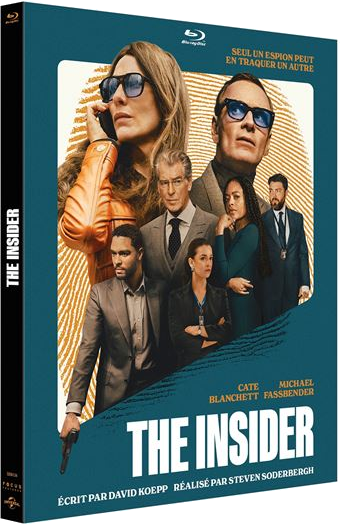 Filmposter van The Insider. Toont verschillende acteurs, waaronder Cate Blanchett en Michael Fassbender. De titel staat prominent weergegeven.