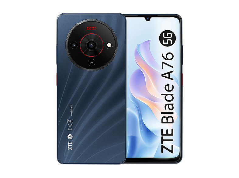 ZTE Blade A76 5G (4+128), 128 GB, Black Smartphone