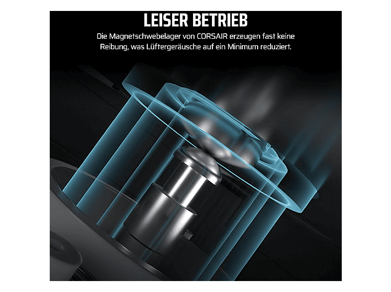 CORSAIR CO-9051025-WW iCUE LINK LX120 RGB Single Pack Gehäuselüfter
