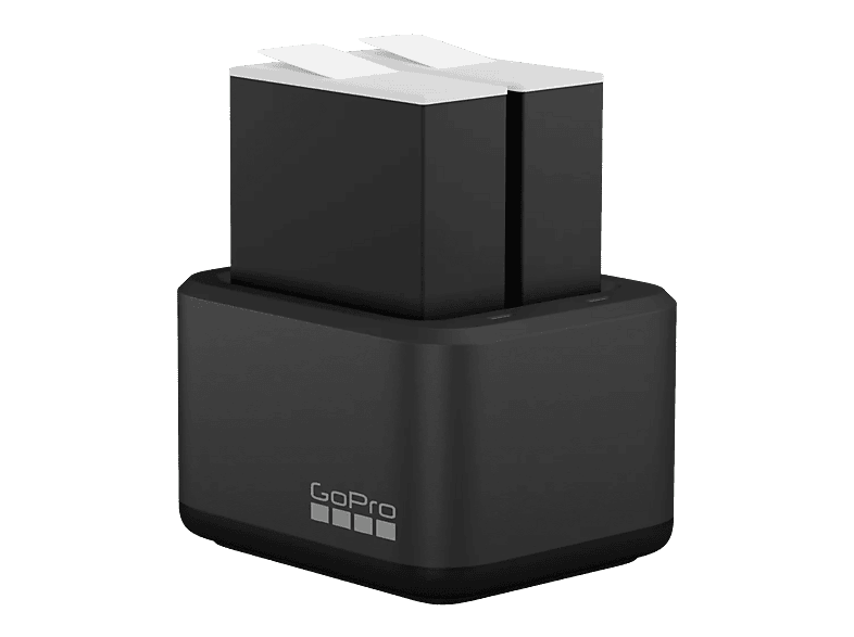 GOPRO HERO 10/11/12, Dual Battery Charger + Enduro Akkus, Schwarz