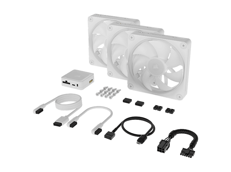 CORSAIR CO-9051030-WW iCUE LINK LX120, Dreierpack Gehäuselüfter