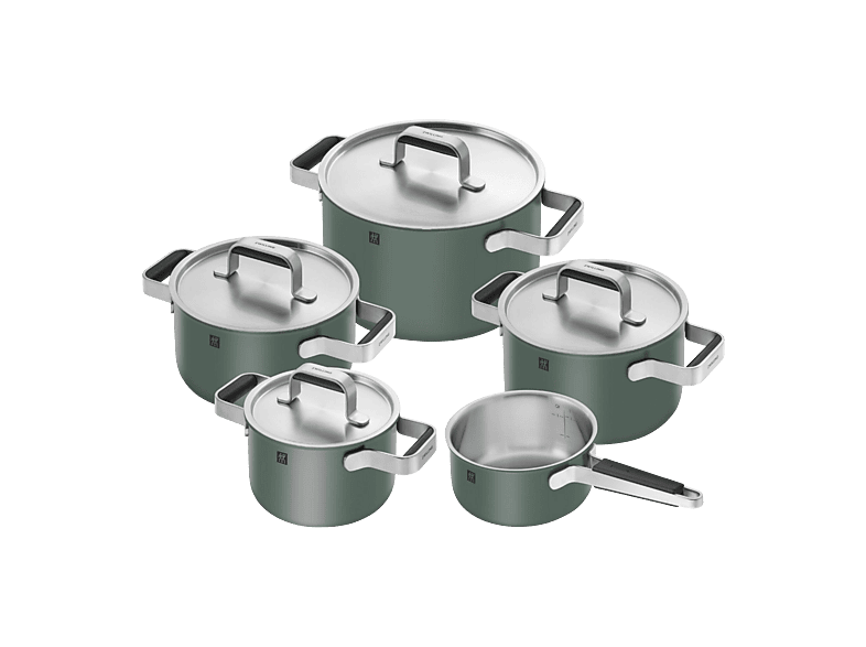 Zwilling Pure Edelstahl-Kochgeschirr-Set - silber