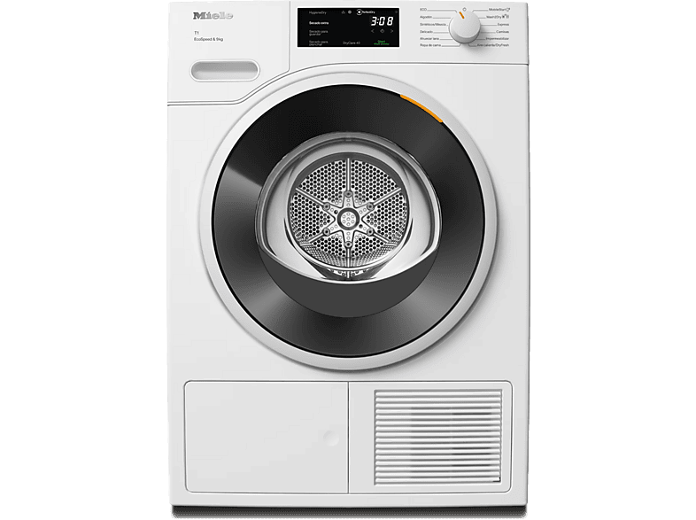 Miele TWD 640, 9 kg, 10 Programas, Libre Instalación, HygieneDry, AddLoad, Protección Antiarrugas, Blanco
