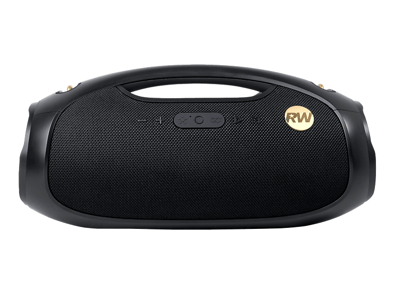 PEAQ ICONIC Vibe 2 Bluetooth speaker, Schwarz/Gold, Wasserfest