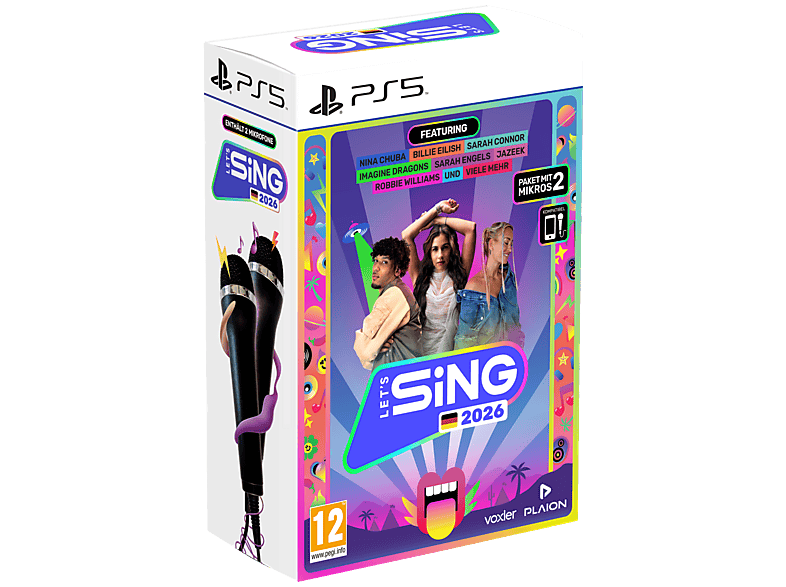 Let's Sing 2026 German Version + 2 Mics - PlayStation 5 [Blu-ray]