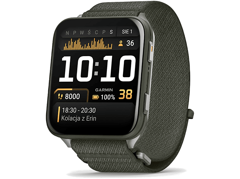 Zegarek Garmin Venu X1, 46mm AMOLED Moss
