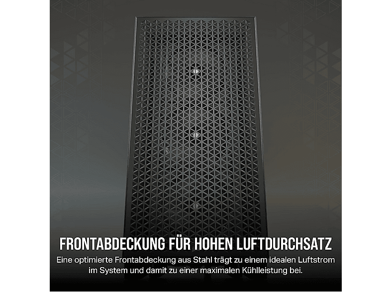 Thumbnail - CORSAIR CC-9011251-WW 3000D PC-Gehäuse, Schwarz