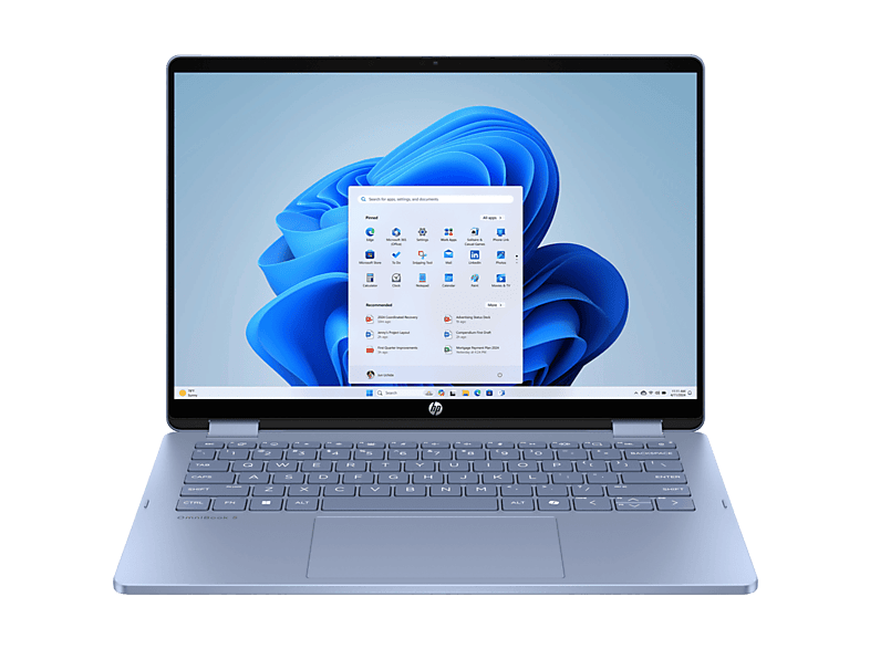 HP OmniBook 5 Flip 14-fp0006ns, 14 2K, Intel® Core™ i5-1334U, 16 GB RAM, 512 SSD, Intel Iris Xe, Windows 11 Home, Azul