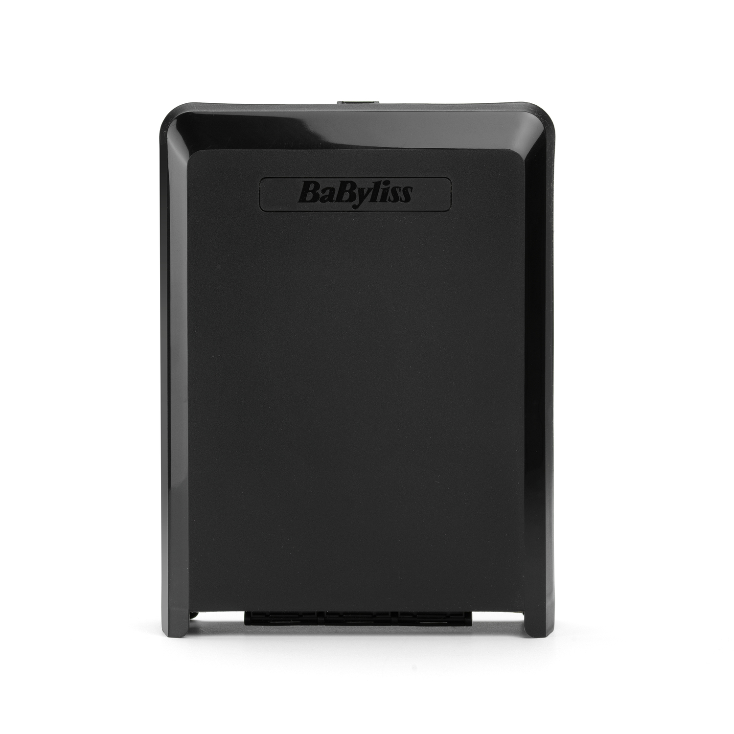 A black rectangular device with rounded corners. The brand name 'BaByliss' is on the front. The background is white.