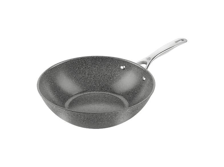 Ballarini 1030891 Salina Wokpfanne mit keramische Antihaftbeschichtung (Aluminium, passend für alle Herdarten, 30 cm, PFAS-frei)