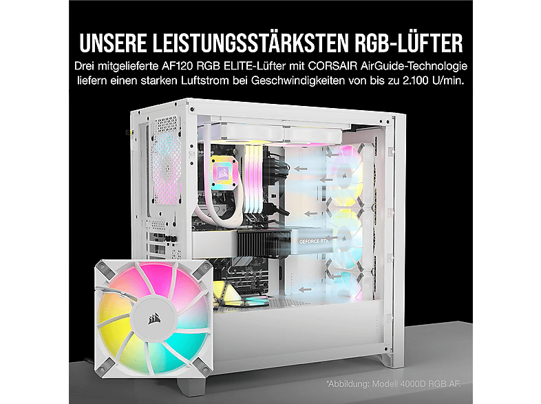 CORSAIR CC-9011308-WW FRAME 5000D RS Midi-Tower PC Gehäuse, Weiß; PC-Gehäuse — Foto 5 von 5
