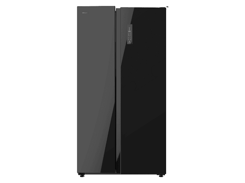 Cecotec Bolero CoolMarket SBS 550 Glass E, No Frost, 177 cm, l, Inverter Plus, Puertas de cristal,