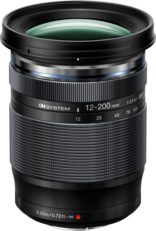 OM SYSTEM M.Zuiko Digital ED 12-200MM F3.5-6.3 objektív Fekete