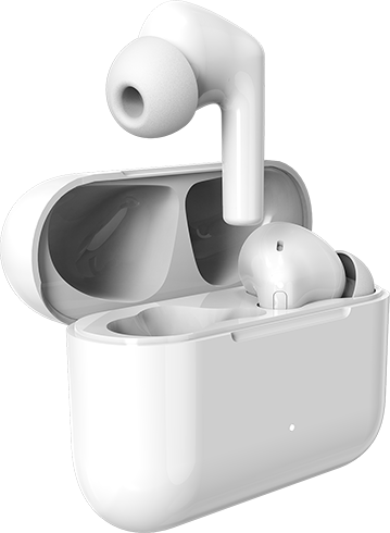 ISY Vezeték nélküli TWS fülhallgató mikrofonnal, fehér (ITW-5000-1-WT)