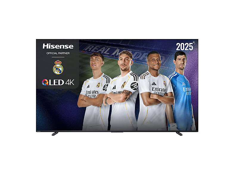 TV QLED 100" - Hisense 100E7Q PRO, 4K, Quad Core/MT9618, Procesador Hi-View Engine, 144 Hz, IA Upscaler, Negro