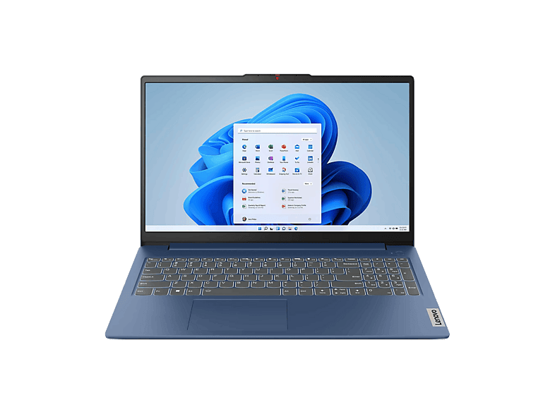 Portátil - Lenovo IdeaPad Slim 3 15IAN8, 15.6" Full-HD, Intel® Core™ i3-N305, 8GB RAM, 512GB SSD, UHD Graphics, Sin sistema operativo, Azul
