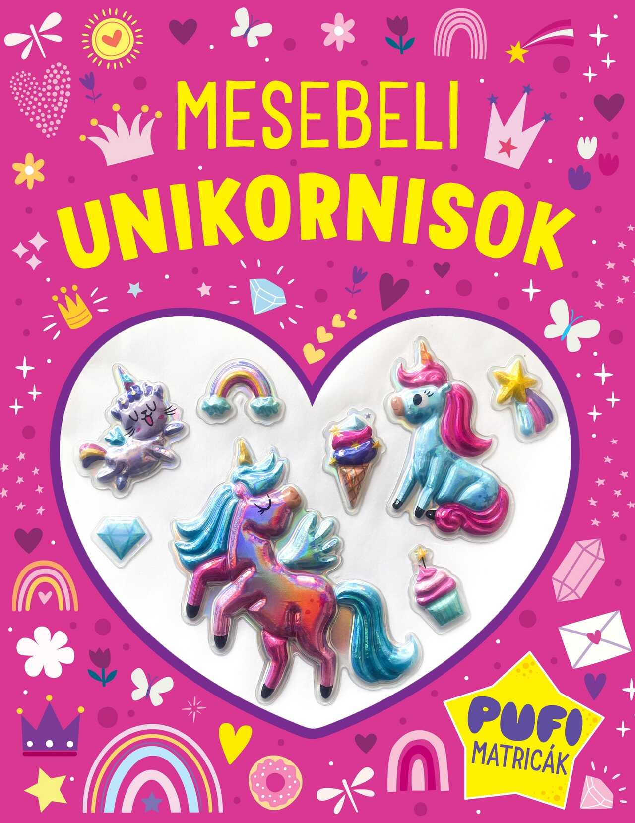 Kreatív Kiadó, Marosvásárhely - Mesebeli unikornisok Pufi matricák