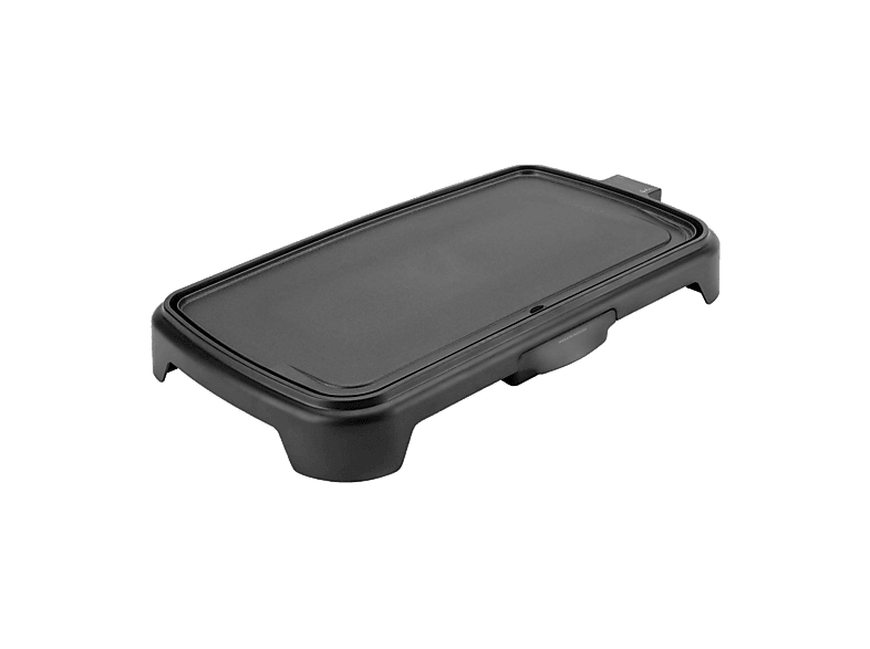 Plancha de asar - Jata JEGR1241, 2200 W, Recubrimiento antiadherente libre PFOA. Xylan® Plus Whitford, 500x250 cm, Negro