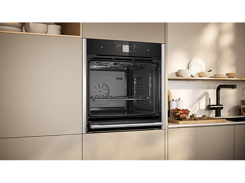 NEFF B64FT33N0, Einbau-Backofen (Einbaugerät, 71 l, 596 mm breit), Dampfgarfunktion