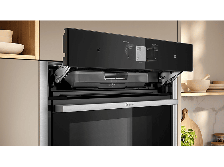 NEFF B64FT33N0, Einbau-Backofen (Einbaugerät, 71 l, 596 mm breit), Dampfgarfunktion