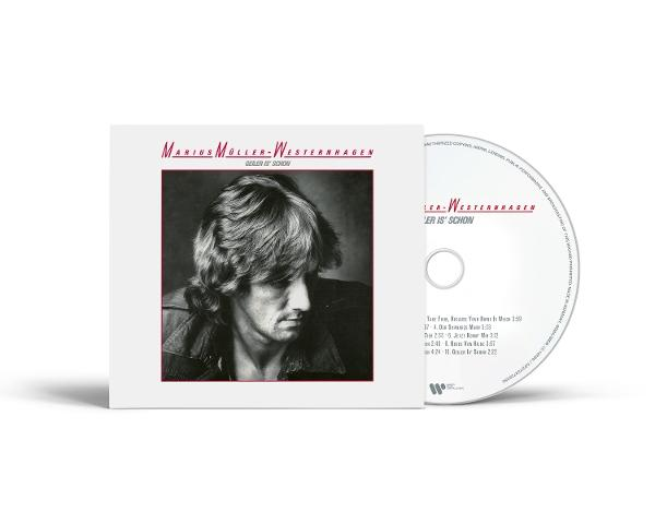 CD und Albumcover. Das Album zeigt ein Schwarzweißfoto eines Mannes. Die CD befindet sich auf der rechten Seite.