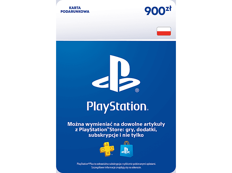 Kod aktywacyjny PLAYSTATION Karta podarunkowa 900 PLN