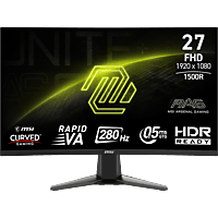 MediaMarkt MSI MAG 276CXF - 27 inch - Full HD - VA (Vertical Alignment) aanbieding