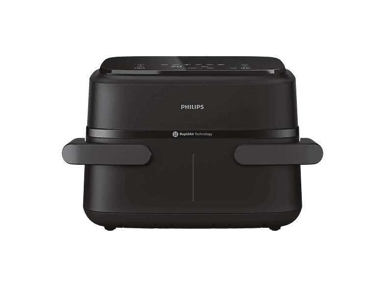 Philips Airfryer 1000-serie Dual Basket - Na154/00 Dubbele Mand Flexible 71 L Tot 5 Personen Zwart