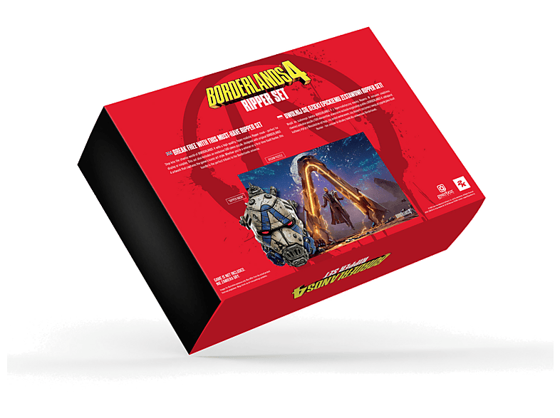 Zestaw gadżetów GOOD LOOT Borderlands 4 Ripper Set + Gra PS5 Wielokolorowy