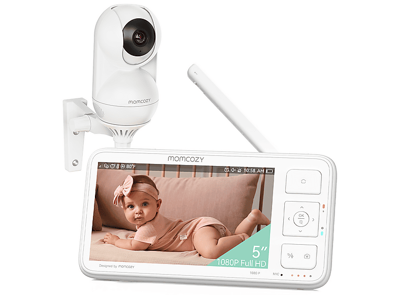 Momcozy BM014-WH94BA-A, 5.5 Zoll Babyphone; Video-Babyphone — Foto 3 von 5