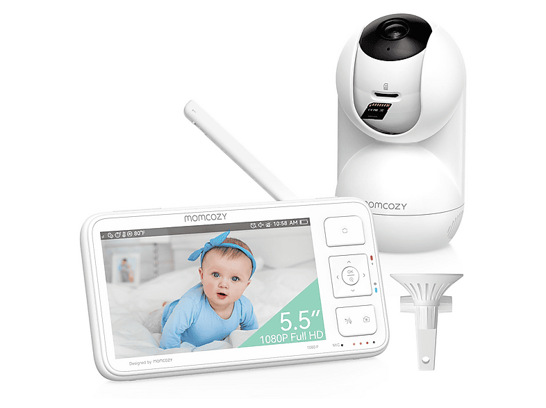 Momcozy BM014-WH94BA-A, 5.5 Zoll Babyphone; Video-Babyphone — Foto 5 von 5