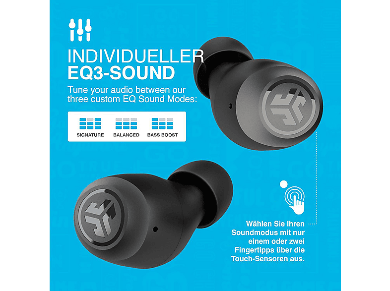 Thumbnail - JLAB Go Air Pop+ True Wireless, In-ear Kopfhörer Bluetooth Black