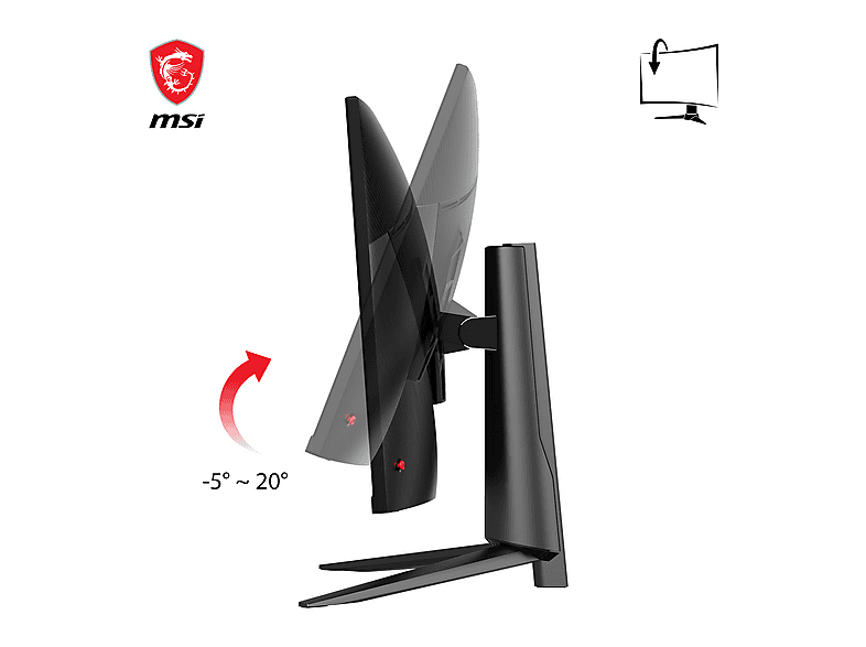 MSI MAG401QR 40 Zoll Monitor, UWQHD, 1 ms Reaktionszeit, 400 cd/m², 155 Hz, Schwarz — Foto 4 von 5