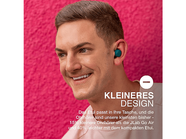 Thumbnail - JLAB Go Air Pop+ True Wireless, In-ear Kopfhörer Bluetooth Teal