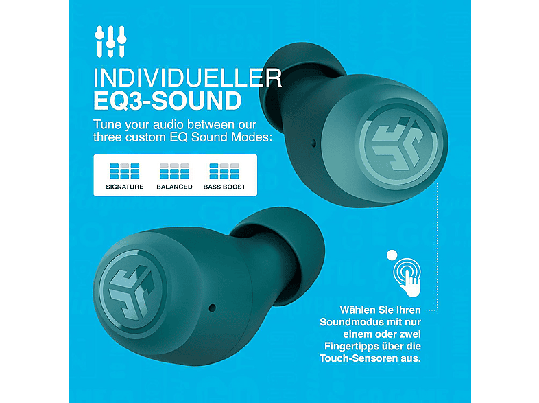 Thumbnail - JLAB Go Air Pop+ True Wireless, In-ear Kopfhörer Bluetooth Teal