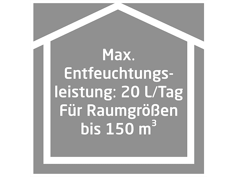 Thumbnail - KOENIC KDH 203424 Luftentfeuchter Weiß (410 Watt, Entfeuchterleistung: 20 l/d, Raumgröße: 150 m³)
